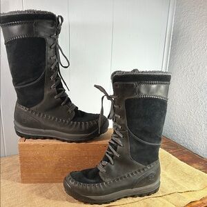 Timberland Black Waterproof Winter Boots